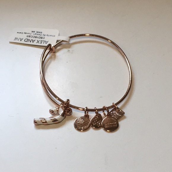Alex and Ani - Candy Cane Rose Gold - Picture 1 of 6